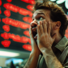 Stock Market Crash Worried Man